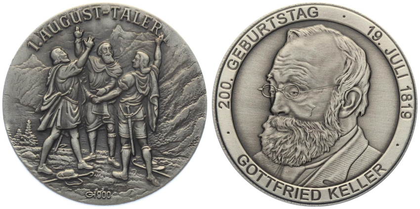 1. August-Taler 2019 - Gottfried Keller